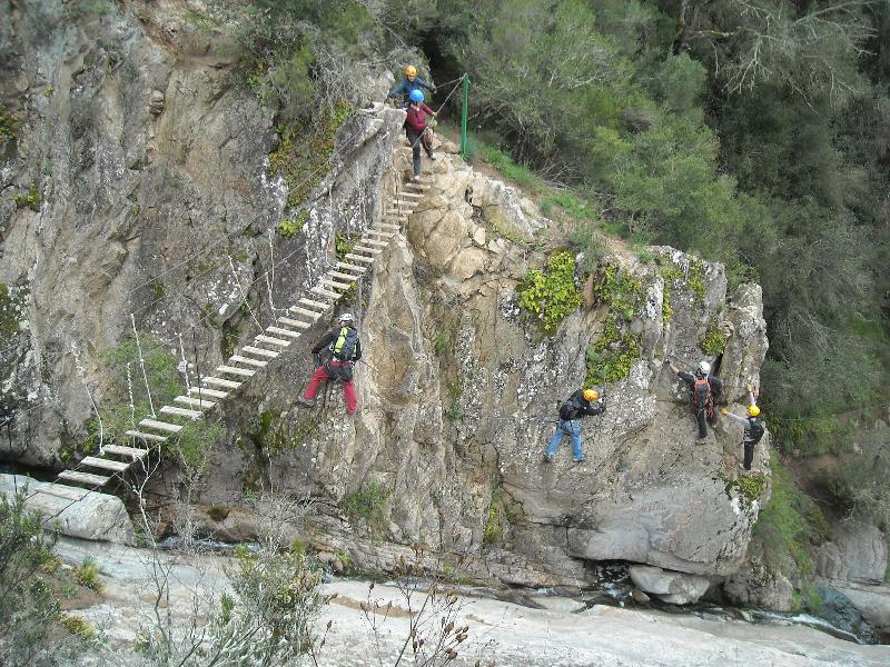 Flanqueig sota el Pont del Salt del Llop