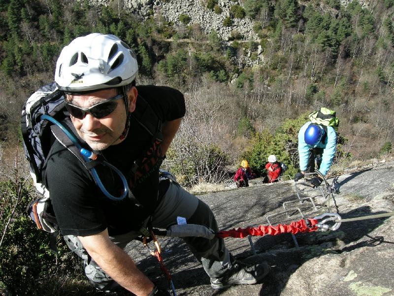 Progresant la ferrata