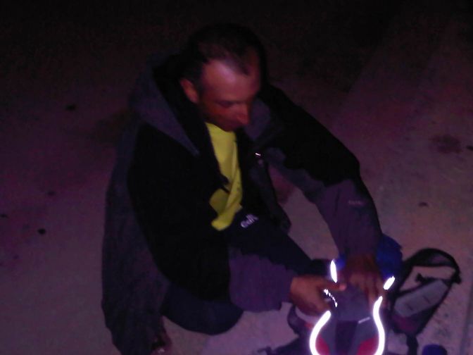 Carlos a l'arribada a Montserrat