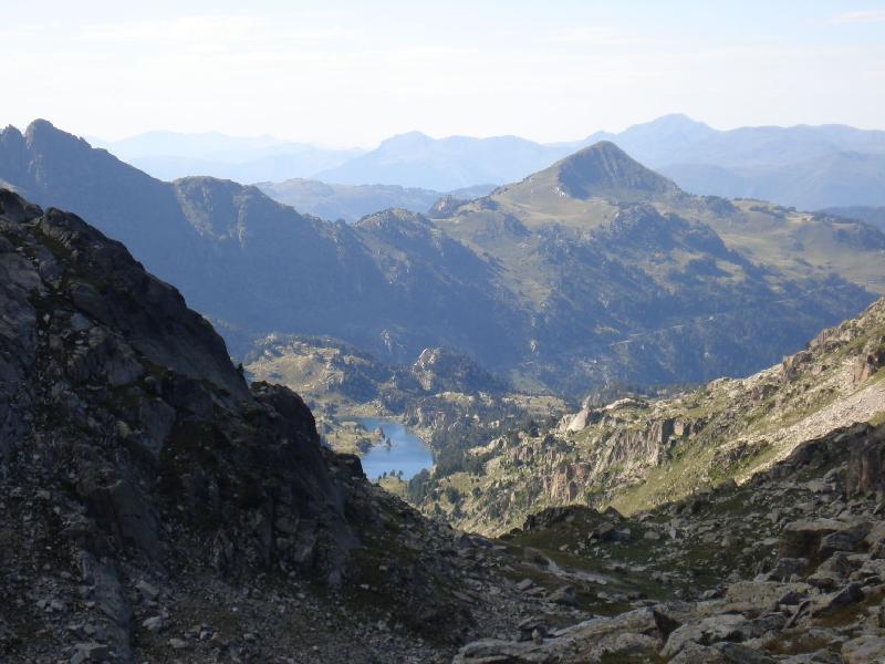 El Llac Obago des del Port de Ratera de Colomers