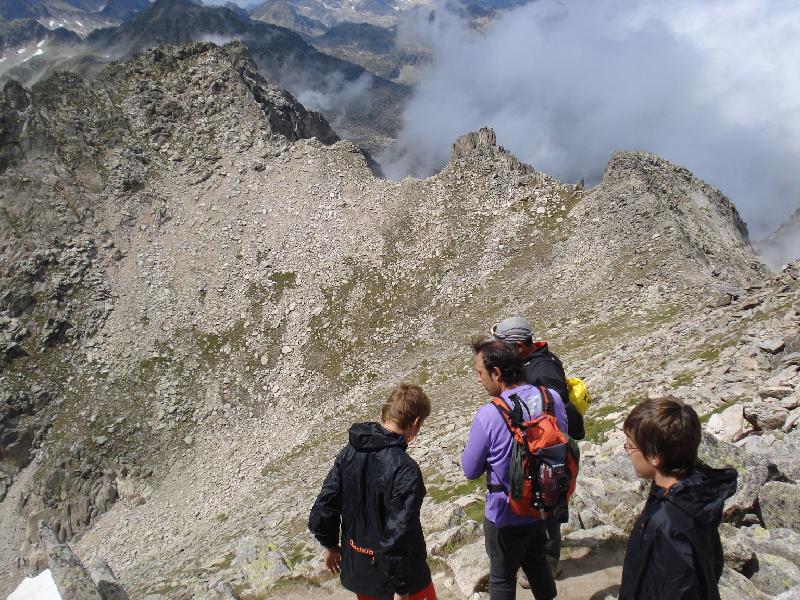 Baixant del cim cap al Coll