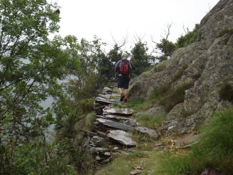Cami de Lleret sota la pluja