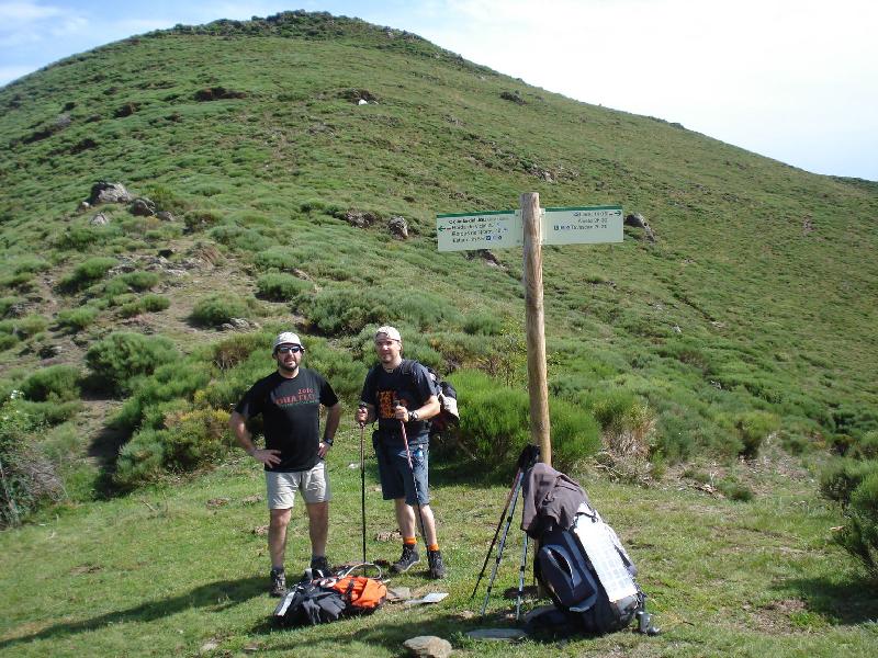 En Jordi i en Marc a la Collada de Jou