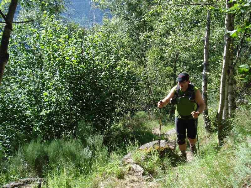 Ascendin cap el Coll de Tudela 1